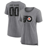 Philadelphia Flyers Women's Heritage Custom Tri-Blend T-Shirt Outlet