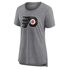 Philadelphia Flyers Women's Heritage Custom Tri-Blend T-Shirt Outlet