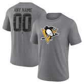 Pittsburgh Penguins Heritage Custom Tri-Blend T-Shirt On Sale