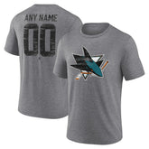 San Jose Sharks Heritage Custom Tri-Blend T-Shirt Sale