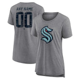 Seattle Kraken Women's Heritage Custom Tri-Blend T-Shirt Outlet