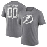 Tampa Bay Lightning Heritage Custom Tri-Blend T-Shirt Outlet