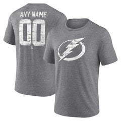 Tampa Bay Lightning Heritage Custom Tri-Blend T-Shirt Outlet