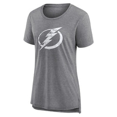 Tampa Bay Lightning Women's Heritage Custom Tri-Blend T-Shirt Online