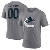 Vancouver Canucks Heritage Custom Tri-Blend T-Shirt Online