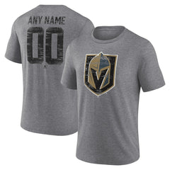 Vegas Golden Knights Heritage Custom Tri-Blend T-Shirt Online
