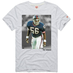 New York Giants Lawrence Taylor Homage Unisex Pay Homage Tri-Blend T-Shirt
