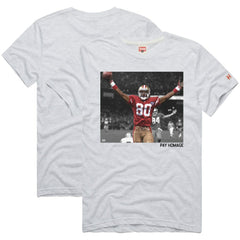 San Francisco 49ers Jerry Rice Homage Unisex Pay Homage Tri-Blend T-Shirt