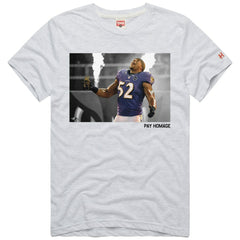 Baltimore Ravens Ray Lewis Homage Unisex Pay Homage Tri-Blend T-Shirt