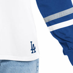 Los Angeles Dodgers G-III 4Her by Carl Banks Women's Key Player Oversized Hooded Long Sleeve T-Shirt | MLB For sale