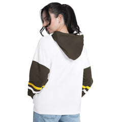 San Diego Padres G-III 4Her by Carl Banks Women's Key Player Oversized Hooded Long Sleeve T-Shirt | MLB Discount