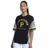 Pittsburgh Pirates G-III 4Her by Carl Banks Women's Off-Season Oversized Top | MLB US