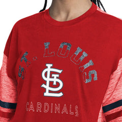 St. Louis Cardinals G-III 4Her by Carl Banks Women's Off-Season Oversized Top | MLB On Sale