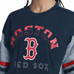 Boston Red Sox G-III 4Her by Carl Banks Women's Off-Season Oversized Top | MLB Discount