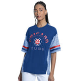 Chicago Cubs G-III 4Her by Carl Banks Women's Off-Season Oversized Top | MLB For sale