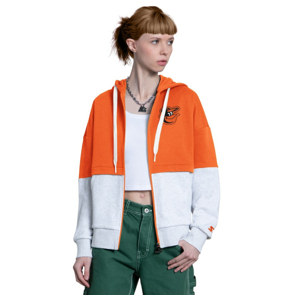 Baltimore Orioles Starter Women's Wishbone Full-Zip Hoodie | MLB Near me
