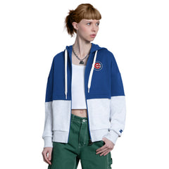 Chicago Cubs Starter Women's Wishbone Full-Zip Hoodie | MLB US