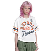 Detroit Tigers Starter Women's Cropped Hurry Up Offense T-Shirt | MLB US