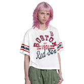 Boston Red Sox Starter Women's Cropped Hurry Up Offense T-Shirt | MLB Near me