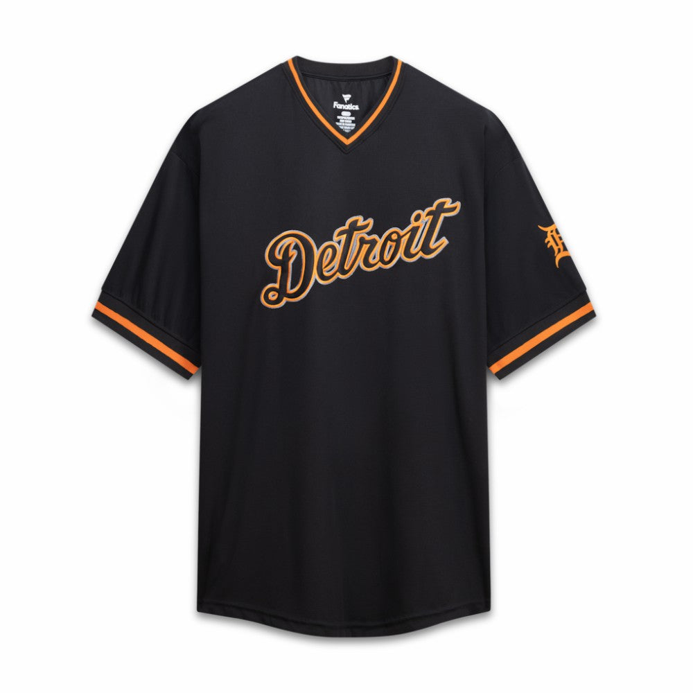 Detroit Tigers Fanatics Big & Tall Pop Texture V-Neck T-Shirt | MLB New
