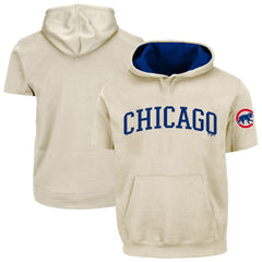 Chicago Cubs Profile Big & Tall Contrast Short Sleeve Hoodie | MLB Discount