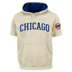 Chicago Cubs Profile Big & Tall Contrast Short Sleeve Hoodie | MLB Discount