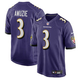 Baltimore Ravens Nike Chidobe Awuzie Team Game Jersey