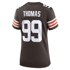 Cleveland Browns Nike Cameron Thomas Women's Team Game Jersey
