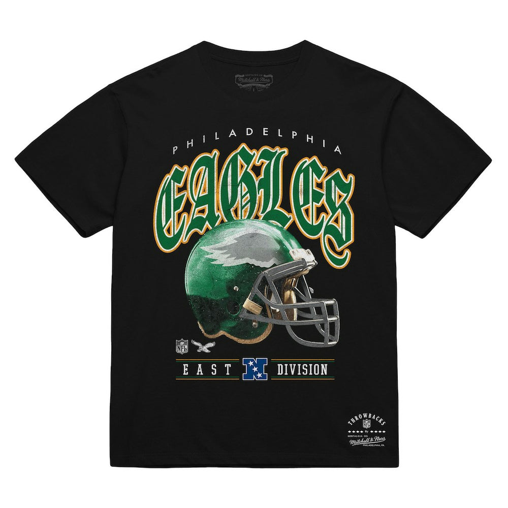 Philadelphia Eagles Mitchell & Ness Unisex Classic Helmet T-Shirt
