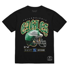 Philadelphia Eagles Mitchell & Ness Unisex Classic Helmet T-Shirt