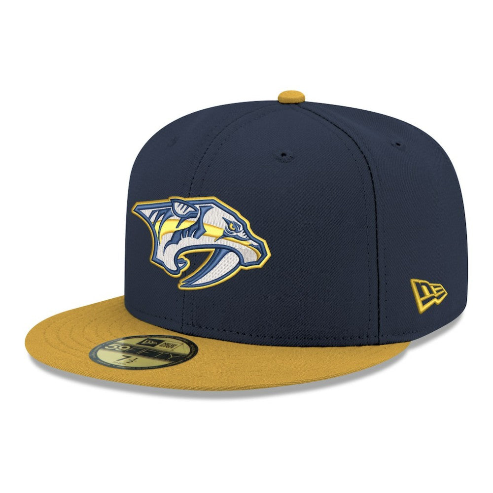 Nashville Predators New Era Core Logo Two-Tone 59FIFTY Fitted Hat On Sale