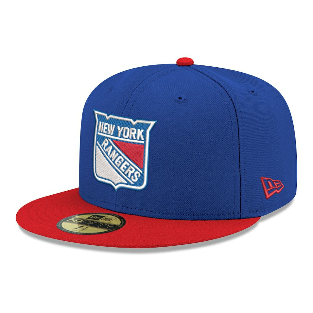 New York Rangers New Era Core Logo Two-Tone 59FIFTY Fitted Hat Sale