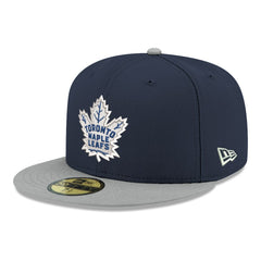 Toronto Maple Leafs New Era Core Logo Two-Tone 59FIFTY Fitted Hat Discount