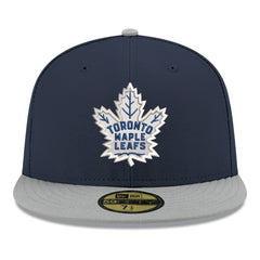 Toronto Maple Leafs New Era Core Logo Two-Tone 59FIFTY Fitted Hat Discount