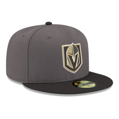 Vegas Golden Knights New Era Core Logo Two-Tone 59FIFTY Fitted Hat Outlet
