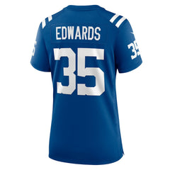 Indianapolis Colts Nike Johnathan Edwards Women's Team Game Jersey