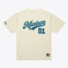 Ichiro Suzuki Seattle Mariners Mitchell & Ness Cooperstown Collection Throwback Name & Number T-Shirt | MLB Sale
