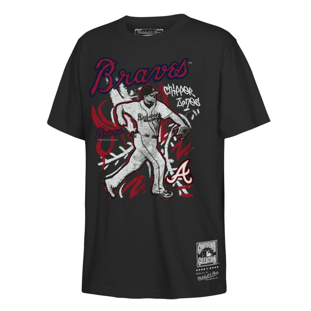 Chipper Jones Atlanta Braves Mitchell & Ness Youth Chalked Up Player T-Shirt | MLB Sale