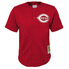Deion Sanders Cincinnati Reds Mitchell & Ness Youth Cooperstown Mesh Batting Practice Jersey | MLB Shop