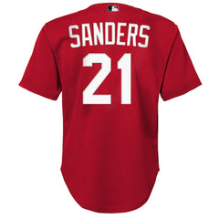 Deion Sanders Cincinnati Reds Mitchell & Ness Youth Cooperstown Mesh Batting Practice Jersey | MLB Shop