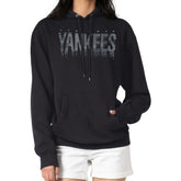 New York Yankees G-III 4Her by Carl Banks Women's Metallic Drop Fleece Hoodie | MLB US