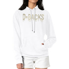 Arizona Diamondbacks G-III 4Her by Carl Banks Women's Metallic Drop Fleece Hoodie | MLB On Sale