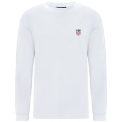 USMNT Levelwear Luxe Signature Long Sleeve T-Shirt White