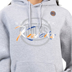 New York Knicks G-III 4Her by Carl Banks Women's Shadow Logo Tri-Blend Fleece Hoodie Online
