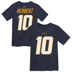 Los Angeles Chargers Nike Justin Herbert Youth Name & Number T-Shirt