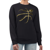 Atlanta Hawks G-III 4Her by Carl Banks Women's Metallic Print Basketball Sketch Fleece Sweatshirt For Sale