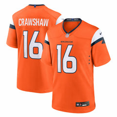 Denver Broncos Nike Jeremy Crawshaw Team Game Jersey