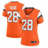 Denver Broncos Nike Tyler Badie Women's Team Game Jersey
