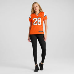 Denver Broncos Nike Tyler Badie Women's Team Game Jersey