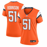 Denver Broncos Nike Que Robinson Women's Team Game Jersey
